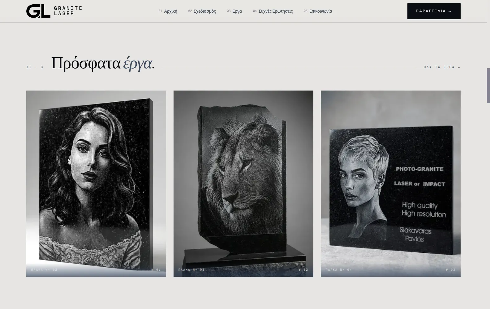 Recent work, plate by plate
